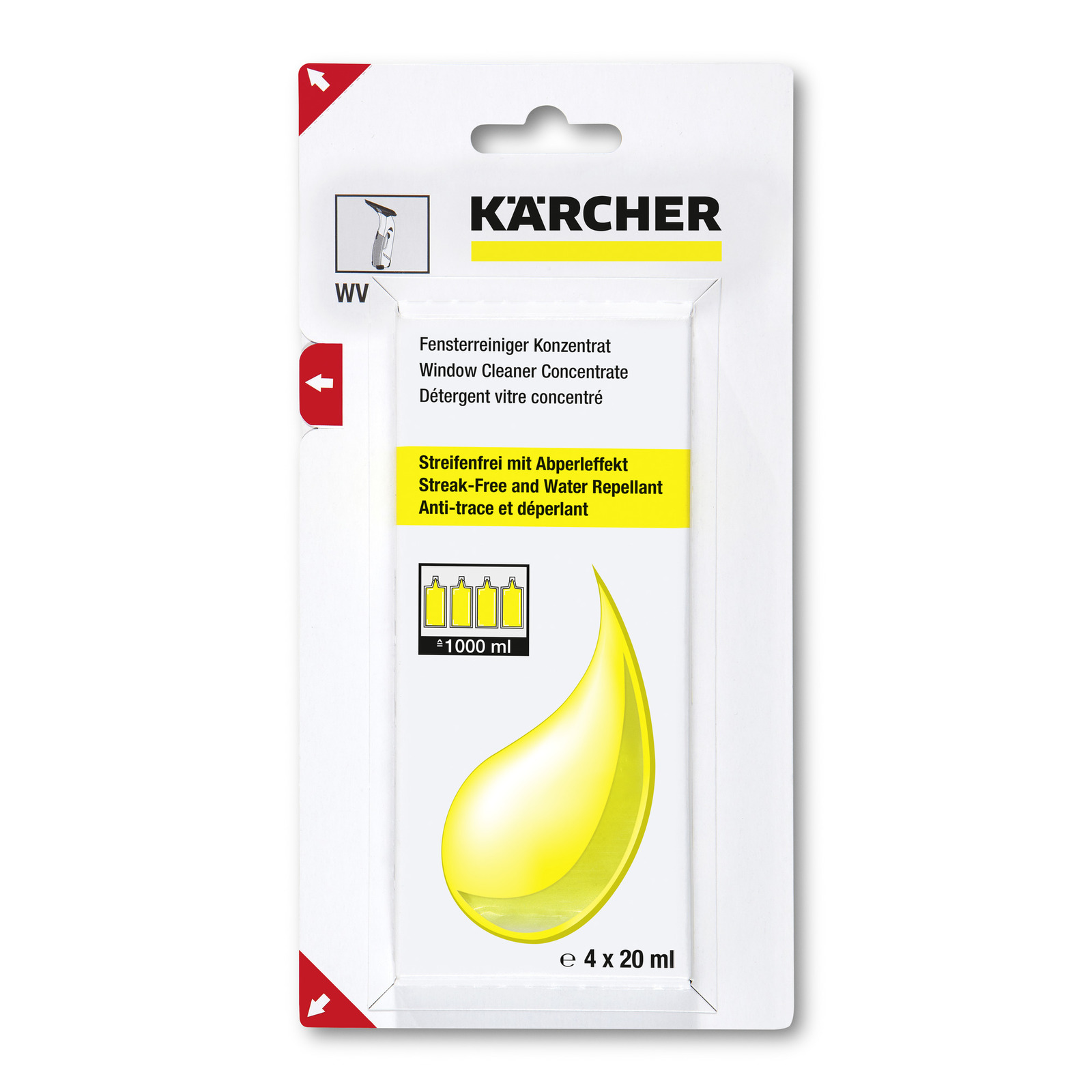 Glasreiniger-Konzentrat RM 503, 4 x 20 ml Glasreiniger-Konzentrat RM 503, 4 x 20 ml