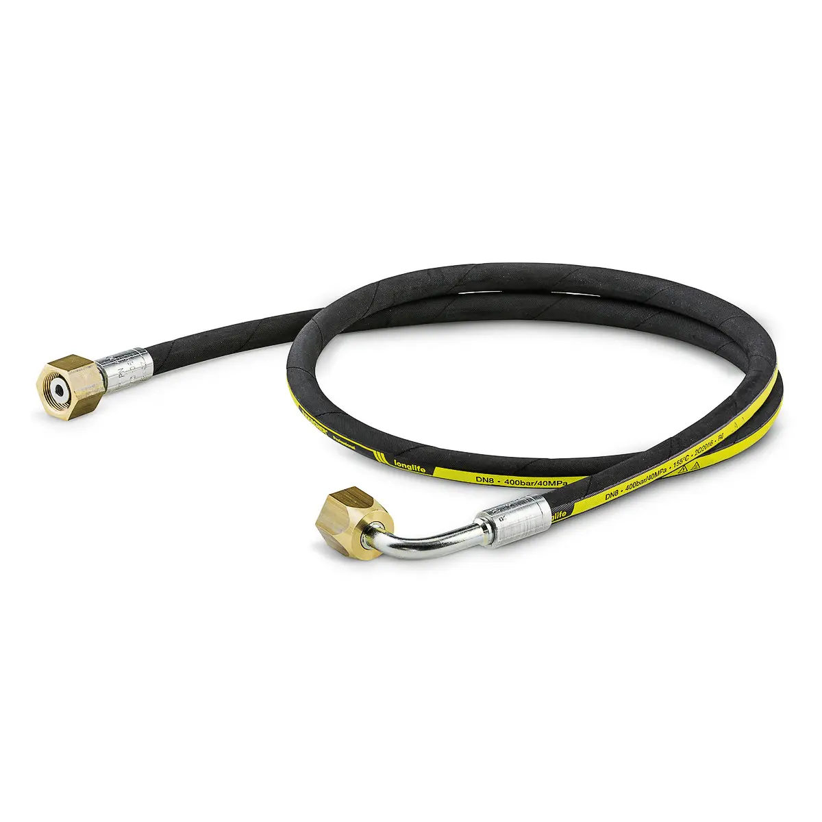 Hochdruckschlauch Longlife 400  1,5 m, DN 8,  400 bar, 1 × EASY!Lock 1 × M22 × 1,5
