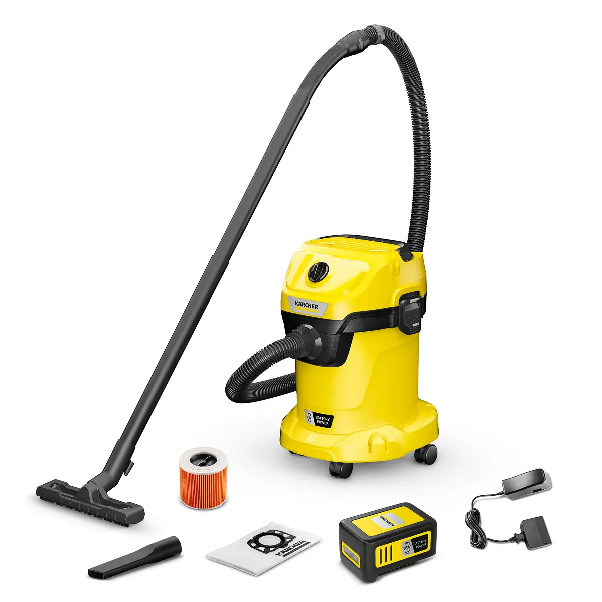 Nass-/Trockensauger WD 3-18 Battery Set Nass-/Trockensauger WD 3-18 Battery Set