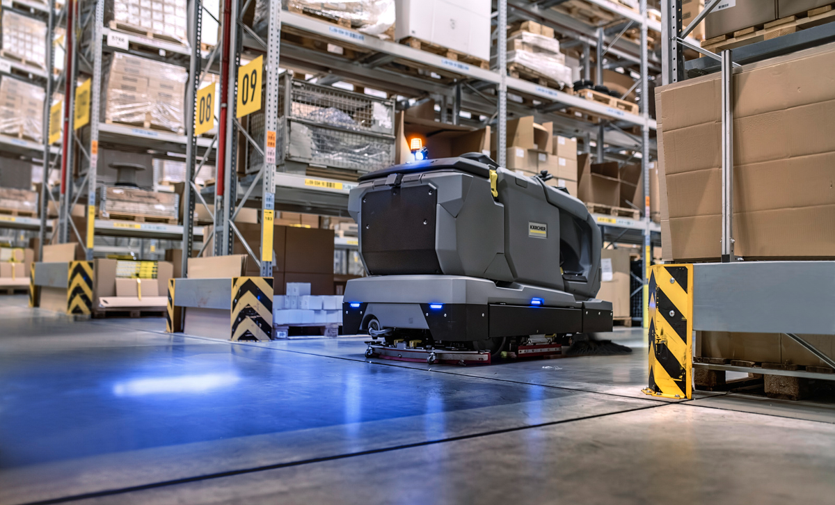 Autonome Scheuersaugmaschine KIRA BR 200