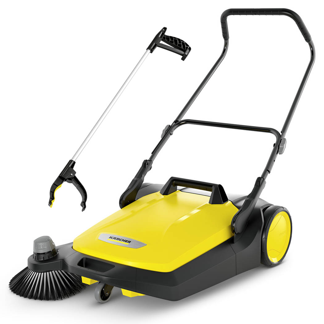 Kehrmaschine S 6 inkl. Grobschmutzzange Kehrmaschine S 6 inkl. Grobschmutzzange