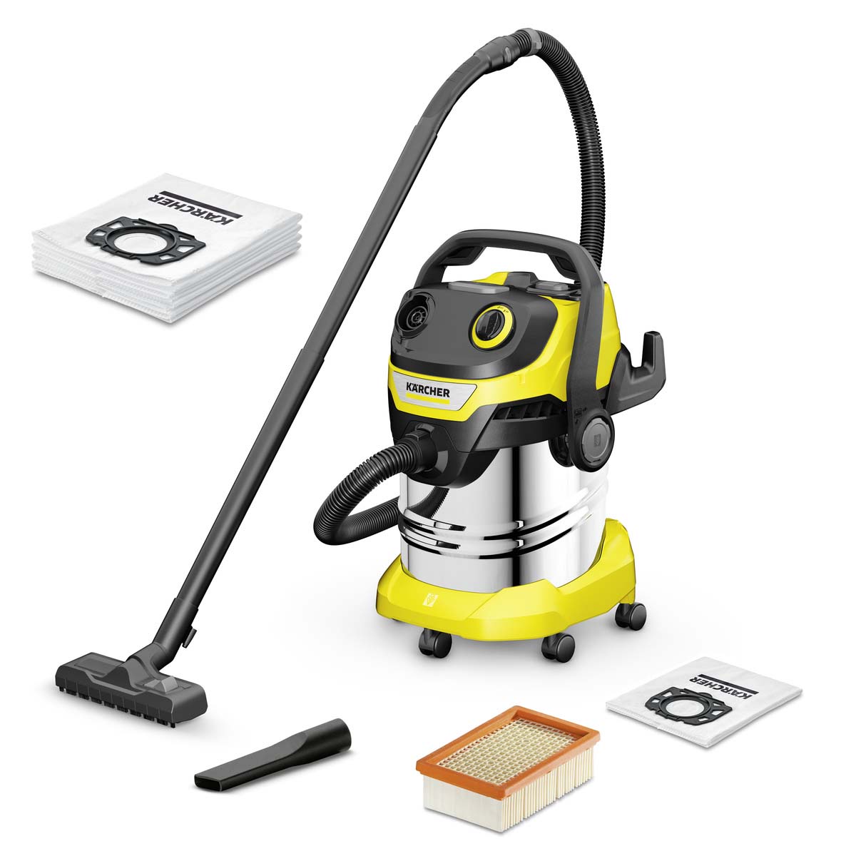 Nass-/ Trockensauger WD 5 S V-25/5/22 inkl. Filterbeutel Nass-/ Trockensauger WD 5 S V-25/5/22 inkl. Filterbeutel