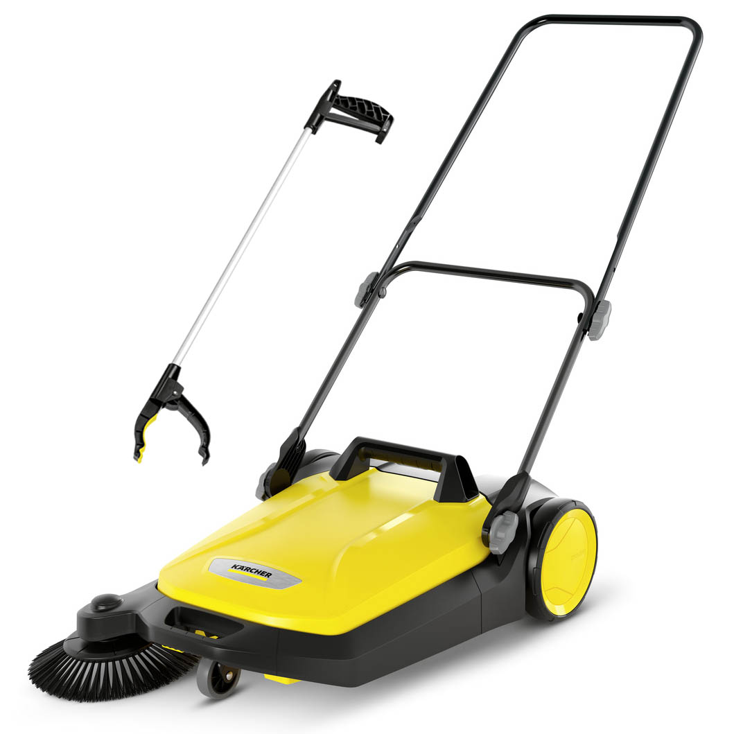 Kehrmaschine S 4 inkl. Grobschmutzzange Kehrmaschine S 4 inkl. Grobschmutzzange