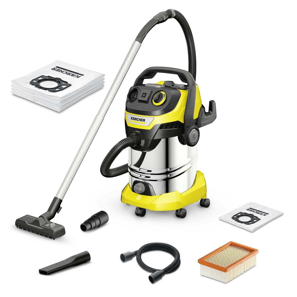 Nass-/ Trockensauger WD 6 P S V-30/6/22 inkl. Filterbeutel Nass-/ Trockensauger WD 6 P S V-30/6/22 inkl. Filterbeutel