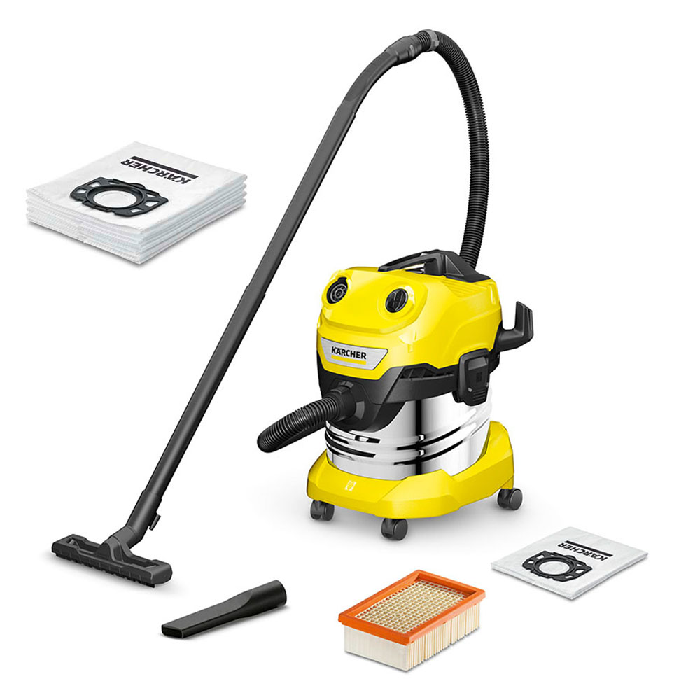 Nass-/Trockensauger WD 4 S V-20/5/22 inkl. Filterbeutel Nass-/Trockensauger WD 4 S V-20/5/22 inkl. Filterbeutel