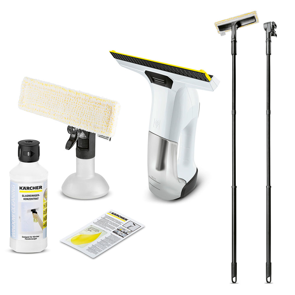 Fenstersauger WV 6 Plus Adv mit Reinigungsmittel & Verlängerung Fenstersauger WV 6 Plus Adv mit Reinigungsmittel & Verlängerung