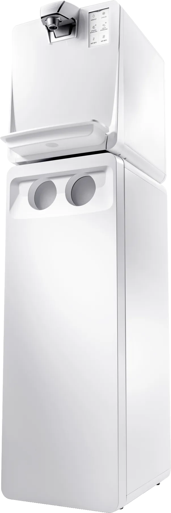 Kärcher Wasserspender WPD 70 in Weiß auf dem Standfuß